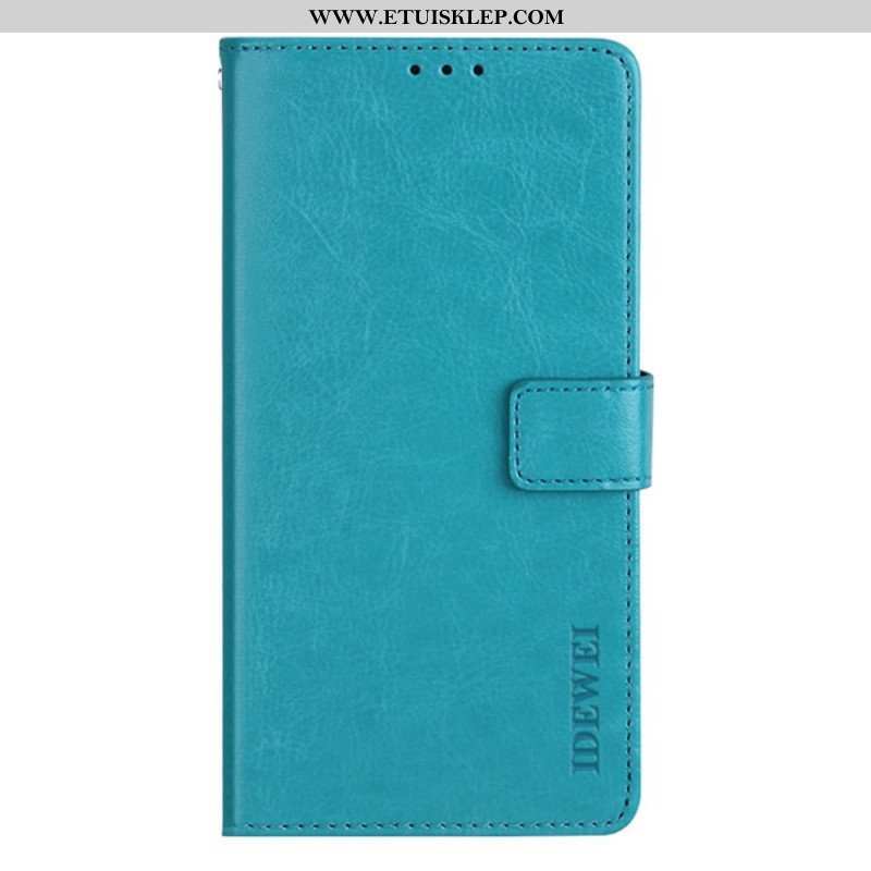 Etui Folio do Oppo Find X5 Lite Sztuczna Skóra Idewei W Stylu Vintage